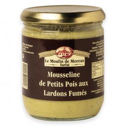 La Mousseline de petits pois aux lardons fumés 380g