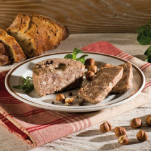 Terrine de chevreuil aux noisettes 130g