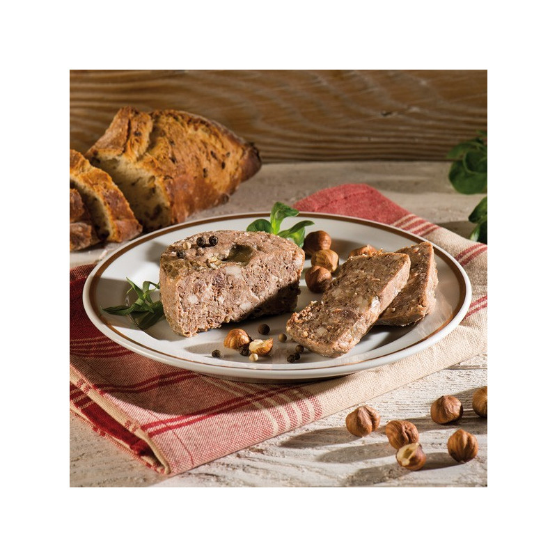 Terrine de chevreuil aux noisettes 130g