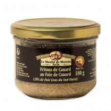 Les Fritons de Canard au Foie de Canard (20% Foie gras du Sud-Ouest)