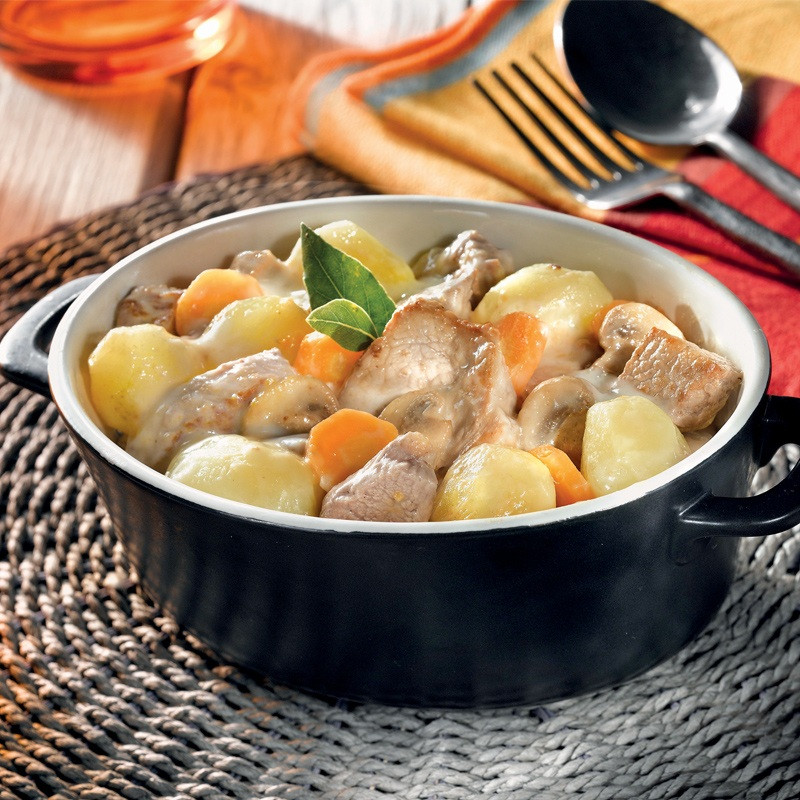 Plat cuisiné artisanal · Blanquette de veau · Se conserve 1 an