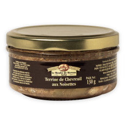 Terrine de chevreuil aux noisettes 130g