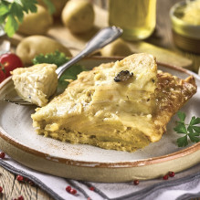 Gratin de pommes de terre aromatisé à la truffe tuber brumale 1%