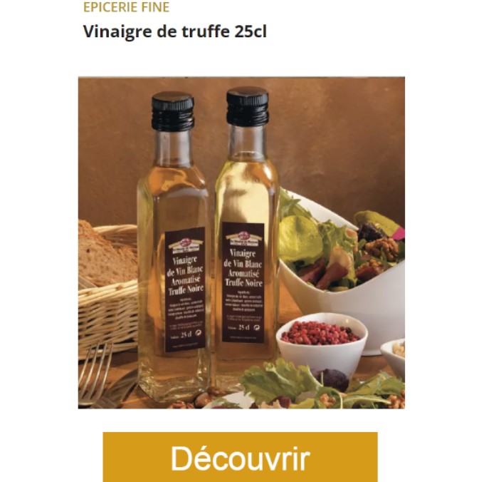 A L'OLIVIER Huile d'olive à la truffe du Périgord 25cl pas cher